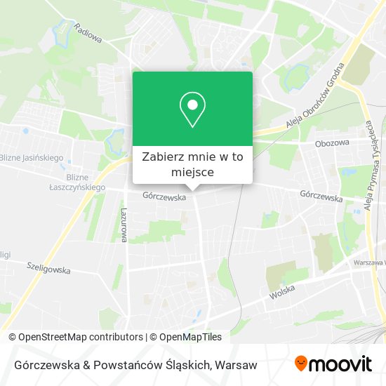 Mapa Górczewska & Powstańców Śląskich