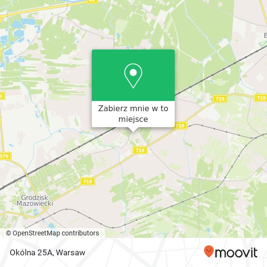 Mapa Okólna 25A