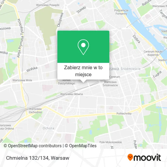 Mapa Chmielna 132/134