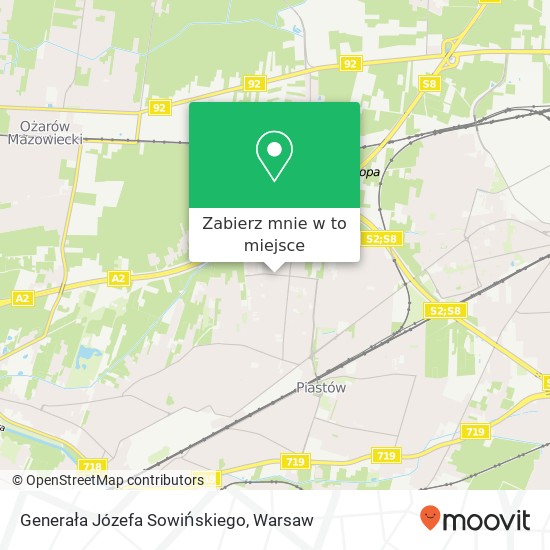 Mapa Generała Józefa Sowińskiego