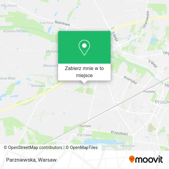 Mapa Parzniewska