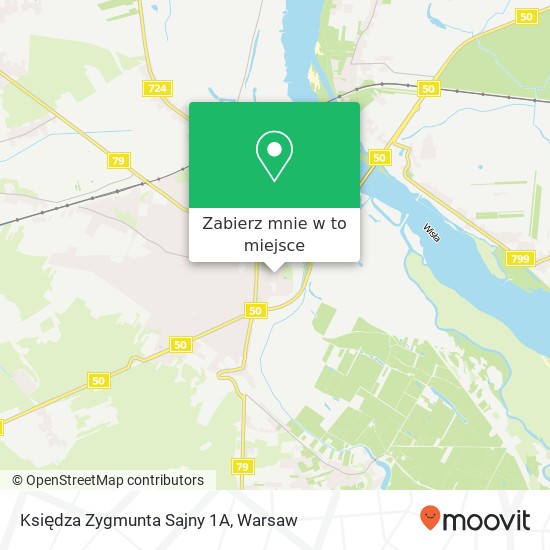 Mapa Księdza Zygmunta Sajny 1A