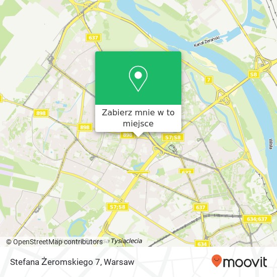 Mapa Stefana Żeromskiego 7