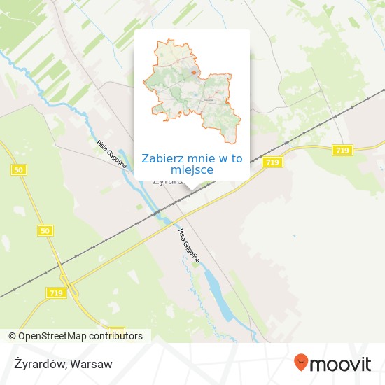 Mapa Żyrardów