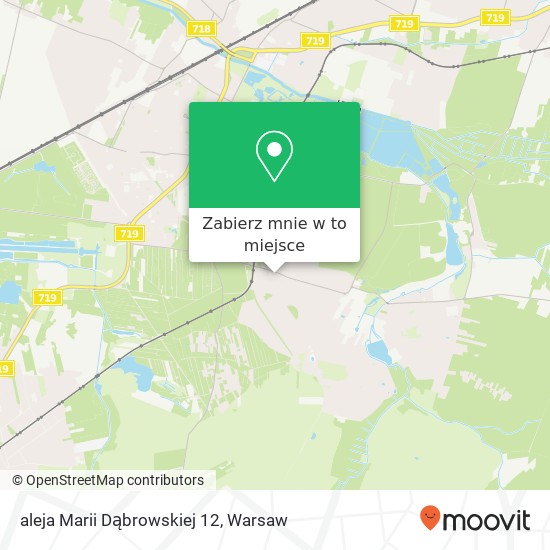 Mapa aleja Marii Dąbrowskiej 12