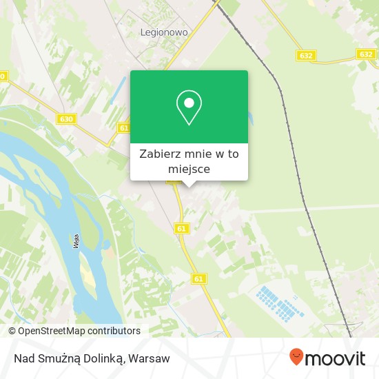 Mapa Nad Smużną Dolinką