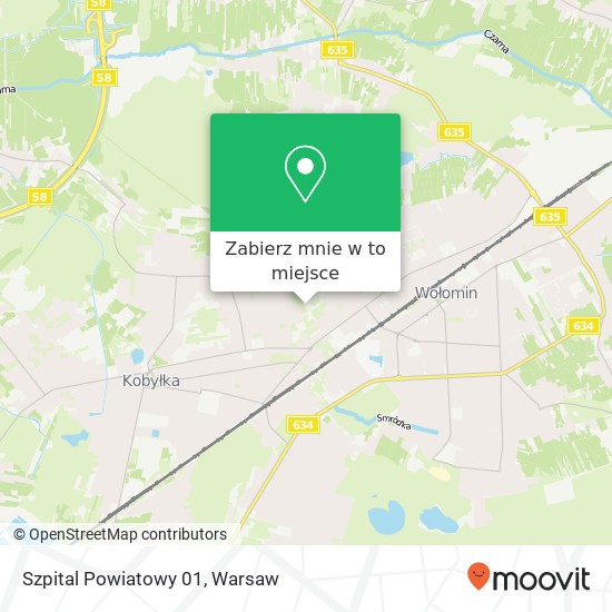 Mapa Szpital Powiatowy 01