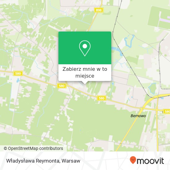 Mapa Władysława Reymonta