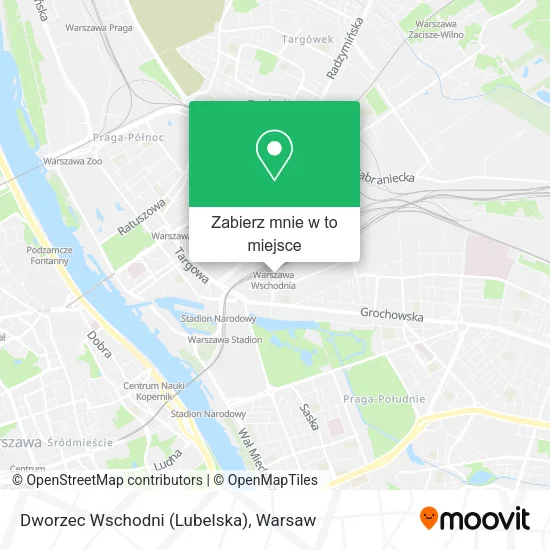 Mapa Dworzec Wschodni (Lubelska)