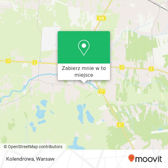 Mapa Kolendrowa