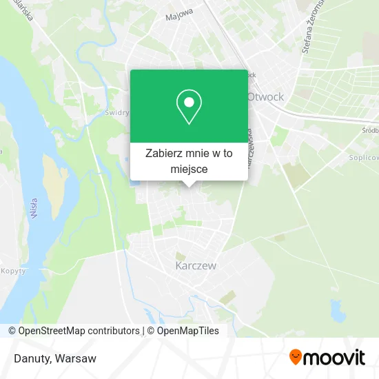 Mapa Danuty