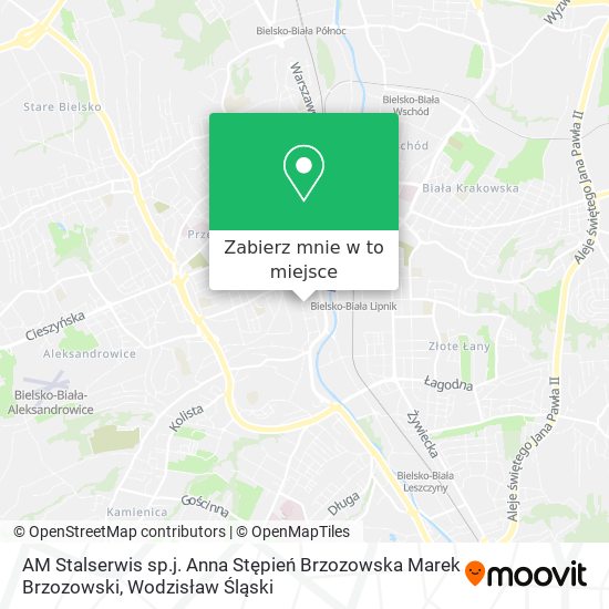 Mapa AM Stalserwis sp.j. Anna Stępień Brzozowska Marek Brzozowski