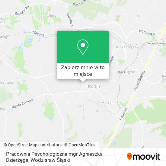 Mapa Pracownia Psychologiczna mgr Agnieszka Dzierżęga