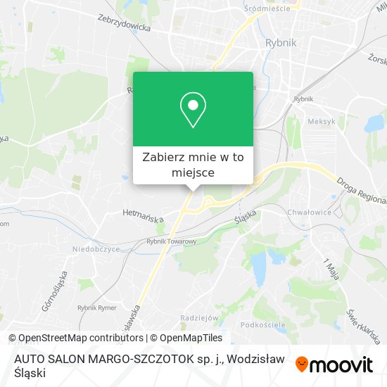 Mapa AUTO SALON MARGO-SZCZOTOK sp. j.