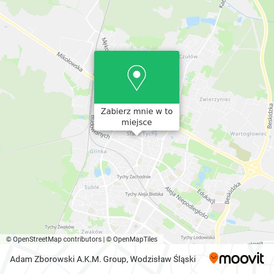 Mapa Adam Zborowski A.K.M. Group