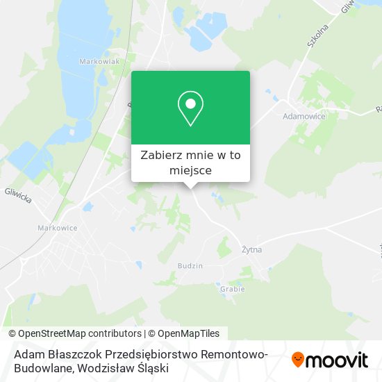 Mapa Adam Błaszczok Przedsiębiorstwo Remontowo-Budowlane