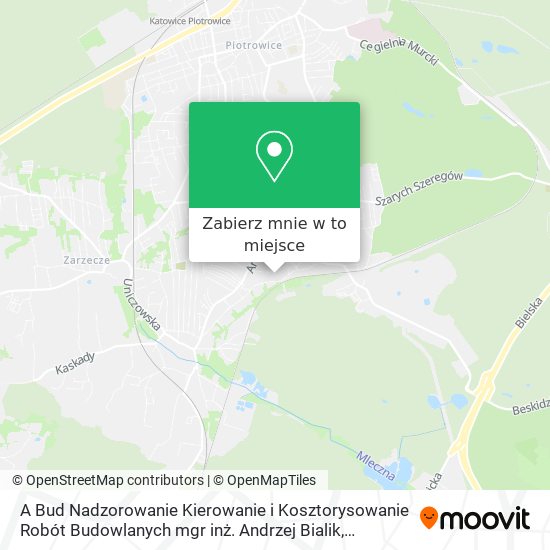 Mapa A Bud Nadzorowanie Kierowanie i Kosztorysowanie Robót Budowlanych mgr inż. Andrzej Bialik