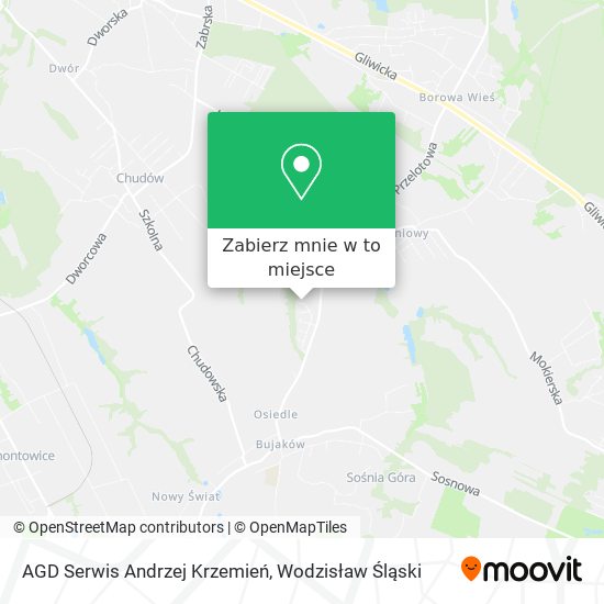 Mapa AGD Serwis Andrzej Krzemień
