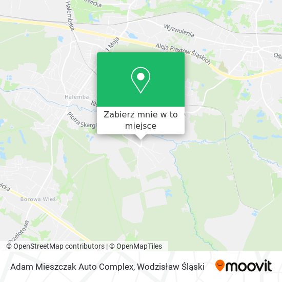 Mapa Adam Mieszczak Auto Complex