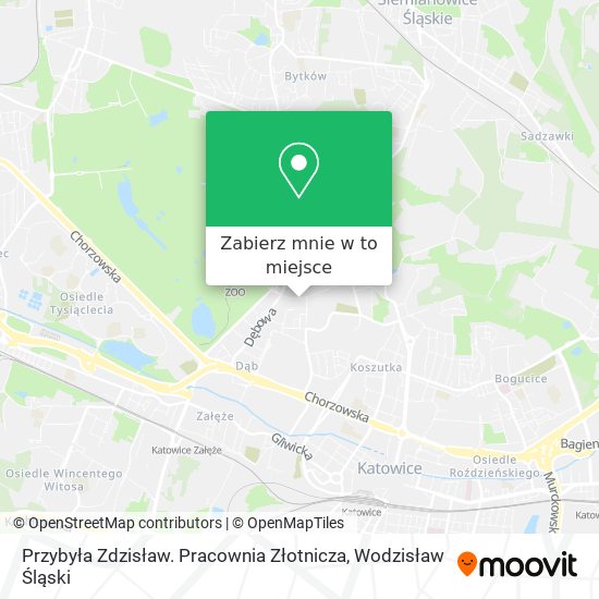 Mapa Przybyła Zdzisław. Pracownia Złotnicza