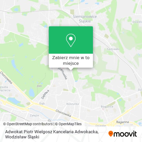 Mapa Adwokat Piotr Wielgosz Kancelaria Adwokacka
