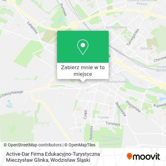 Mapa Active-Dar Firma Edukacyjno-Turystyczna Mieczysław Glinka