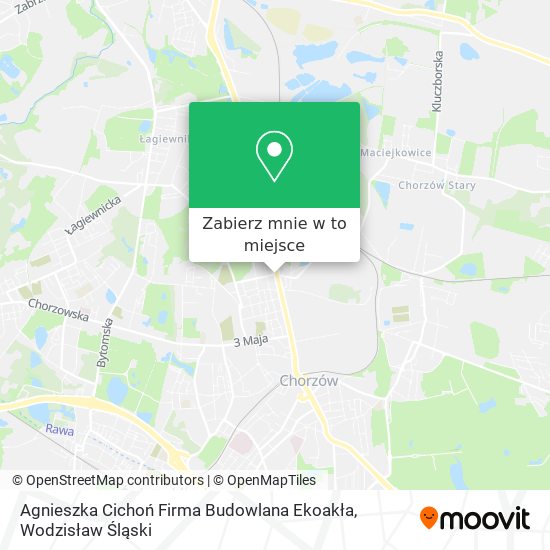 Mapa Agnieszka Cichoń Firma Budowlana Ekoakła