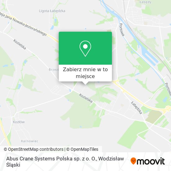 Mapa Abus Crane Systems Polska sp. z o. O.