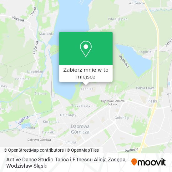 Mapa Active Dance Studio Tańca i Fitnessu Alicja Zasępa