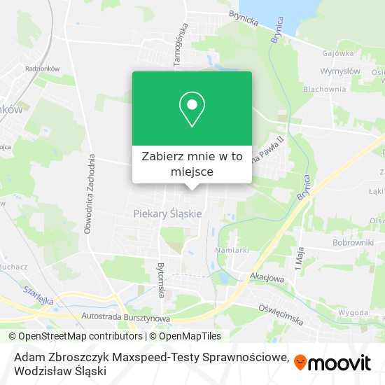 Mapa Adam Zbroszczyk Maxspeed-Testy Sprawnościowe