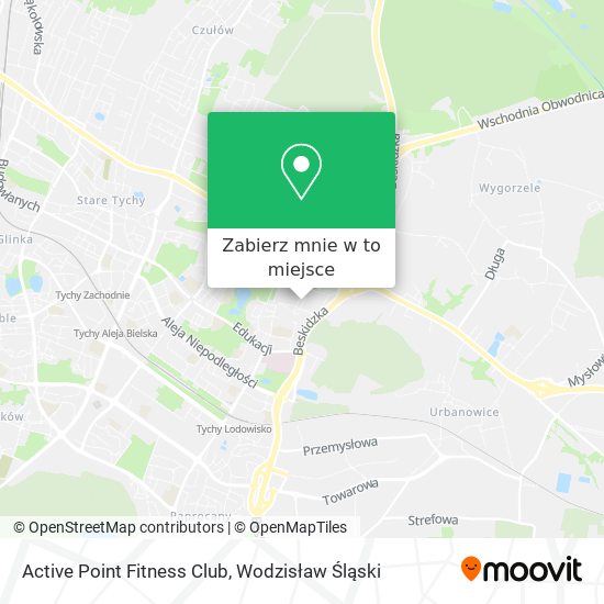 Mapa Active Point Fitness Club