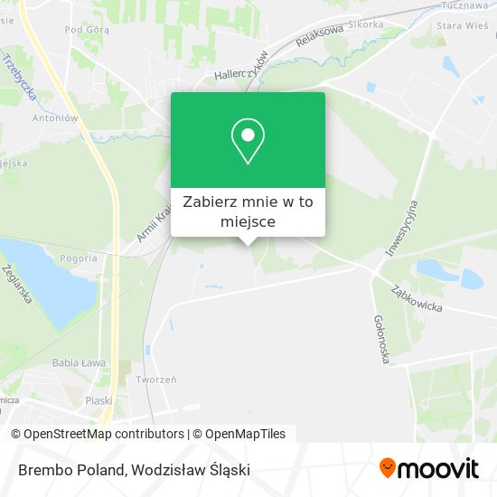 Mapa Brembo Poland