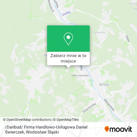 Mapa /Danbud/ Firma Handlowo-Usługowa Daniel Świerczek