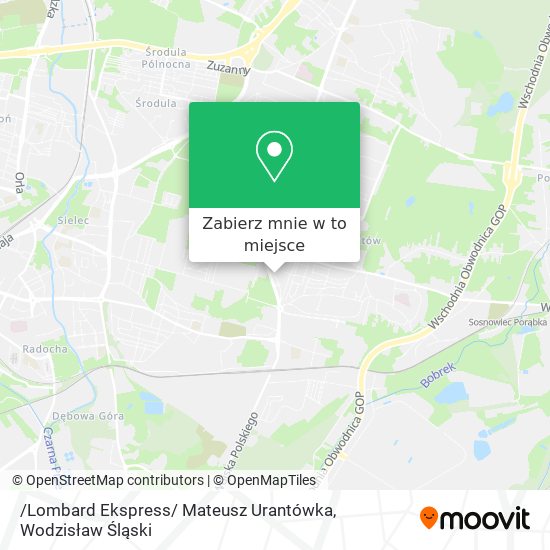 Mapa /Lombard Ekspress/ Mateusz Urantówka