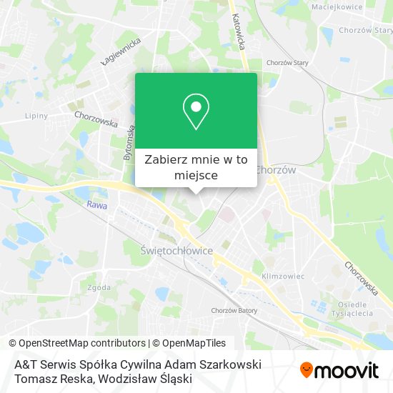 Mapa A&T Serwis Spółka Cywilna Adam Szarkowski Tomasz Reska