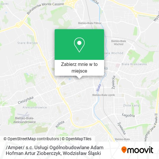 Mapa /Amper/ s.c. Usługi Ogólnobudowlane Adam Hofman Artur Zioberczyk