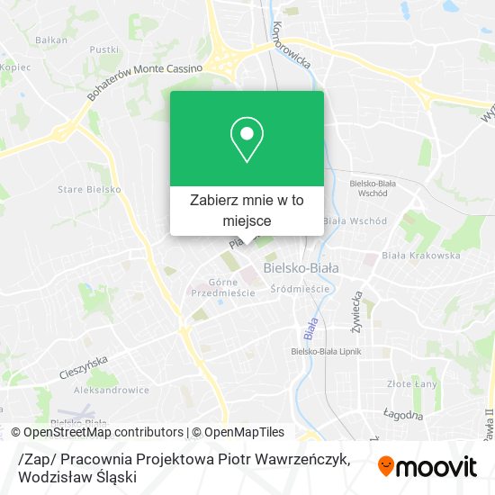 Mapa /Zap/ Pracownia Projektowa Piotr Wawrzeńczyk