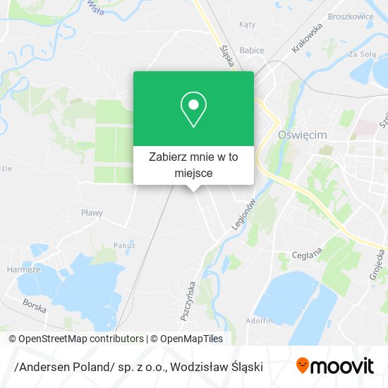 Mapa /Andersen Poland/ sp. z o.o.