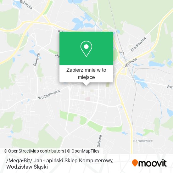 Mapa /Mega-Bit/ Jan Łapiński Sklep Komputerowy
