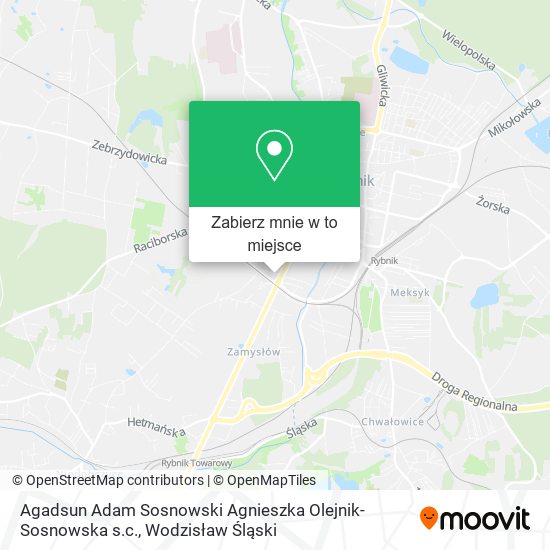 Mapa Agadsun Adam Sosnowski Agnieszka Olejnik-Sosnowska s.c.