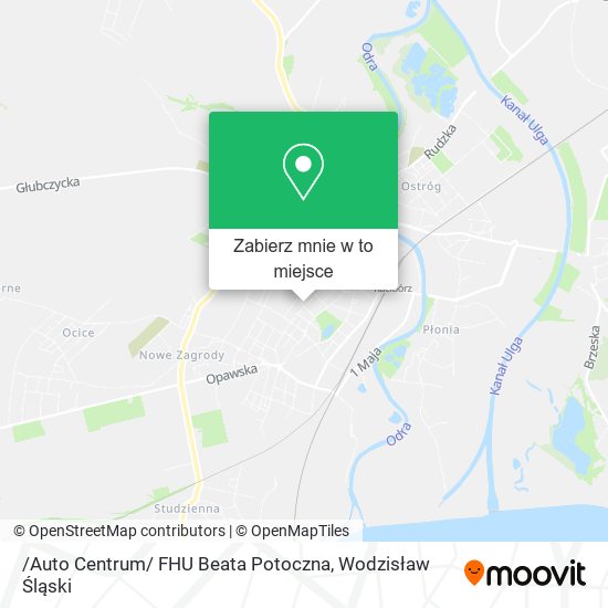 Mapa /Auto Centrum/ FHU Beata Potoczna