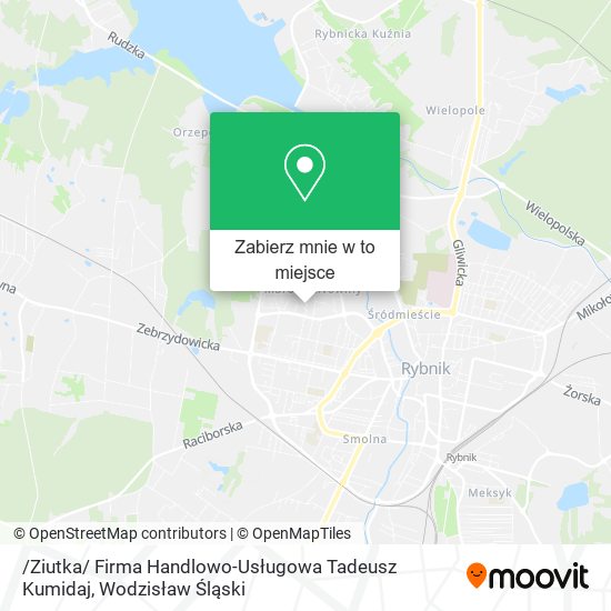 Mapa /Ziutka/ Firma Handlowo-Usługowa Tadeusz Kumidaj
