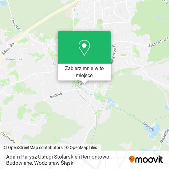 Mapa Adam Parysz Usługi Stolarskie i Remontowo Budowlane