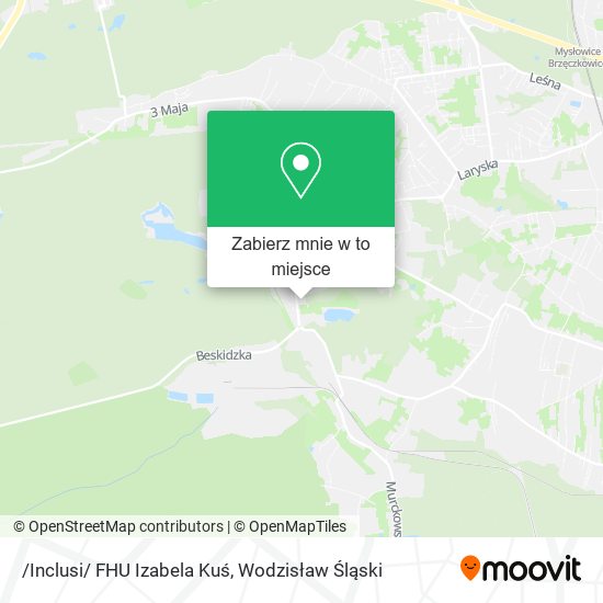 Mapa /Inclusi/ FHU Izabela Kuś