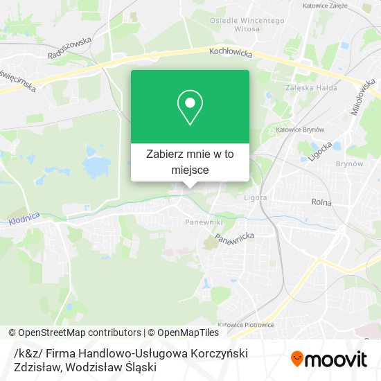 Mapa /k&z/ Firma Handlowo-Usługowa Korczyński Zdzisław
