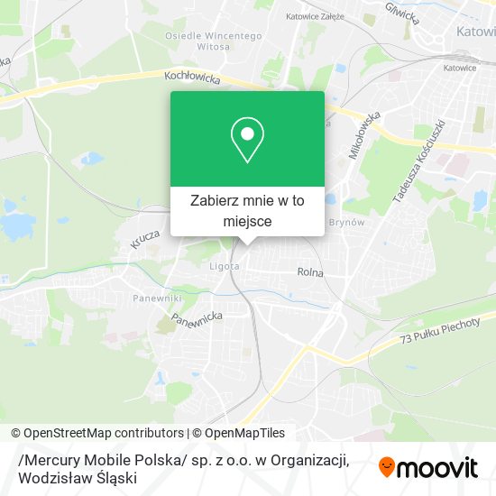 Mapa /Mercury Mobile Polska/ sp. z o.o. w Organizacji
