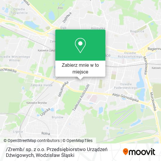 Mapa /Zremb/ sp. z o.o. Przedsiębiorstwo Urządzeń Dźwigowych