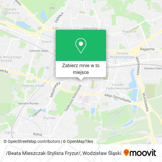 Mapa /Beata Mieszczak-Stylista Fryzur/