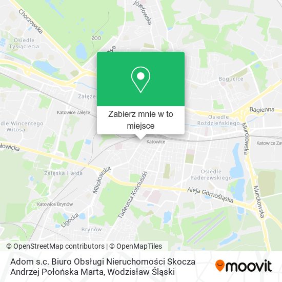 Mapa Adom s.c. Biuro Obsługi Nieruchomości Skocza Andrzej Połońska Marta