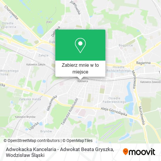 Mapa Adwokacka Kancelaria - Adwokat Beata Gryszka